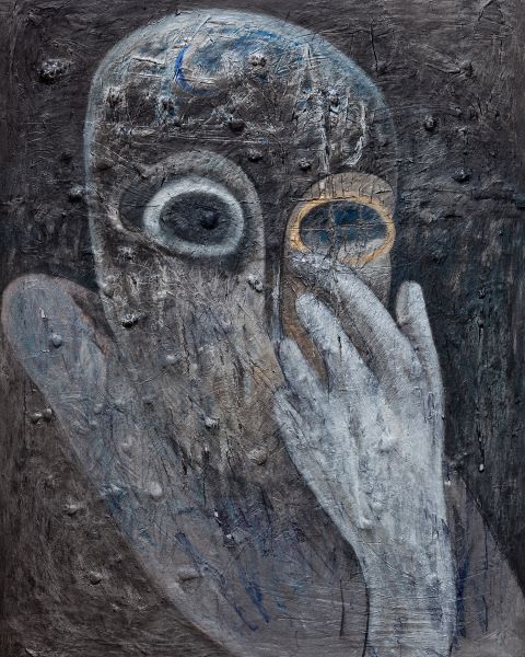 The Thinking Hand, 2010, Mixed...Canvas, 227x182cm